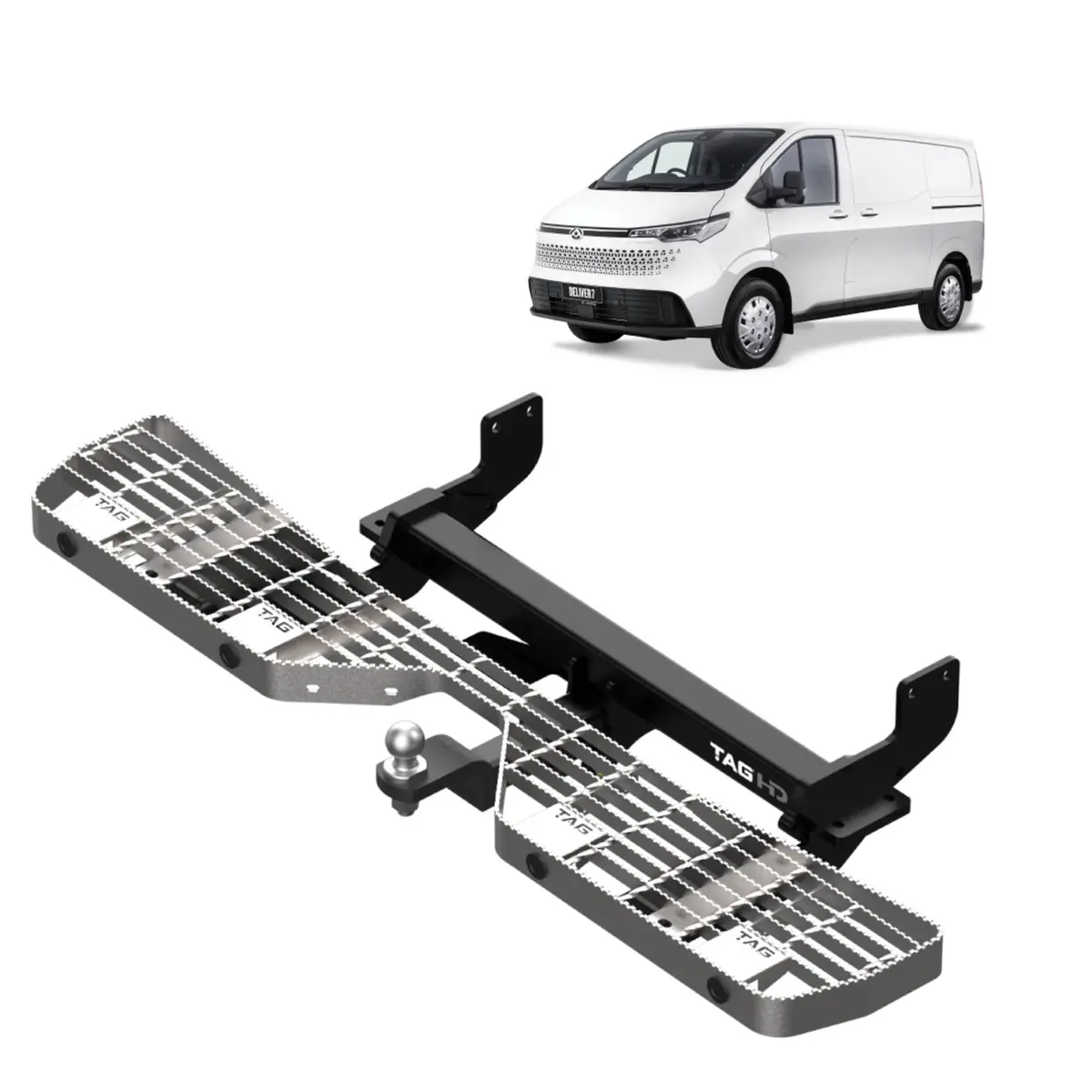 Tag Rear Step, Towbar & Wiring For Ldv Deliver 7 Van (08/2024 - On) 1