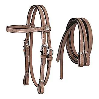 Mini Roughout Headstall With Reins 1