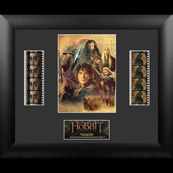 The Hobbit: The Desolation Of Smaug Framed Double Film Strips 1