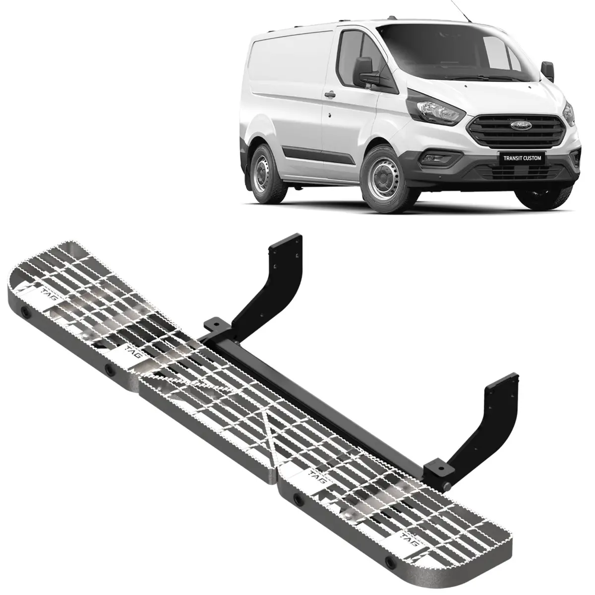 Tag Rear Step For Ford Transit Custom (03/2013 - 03/2021) 1