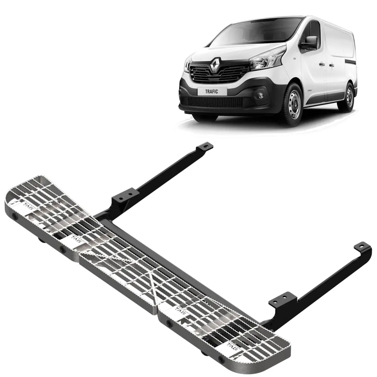 Tag Rear Step For Mitsubishi Express (02/2020 - On), Renault Trafic (05/2014 - On) 1