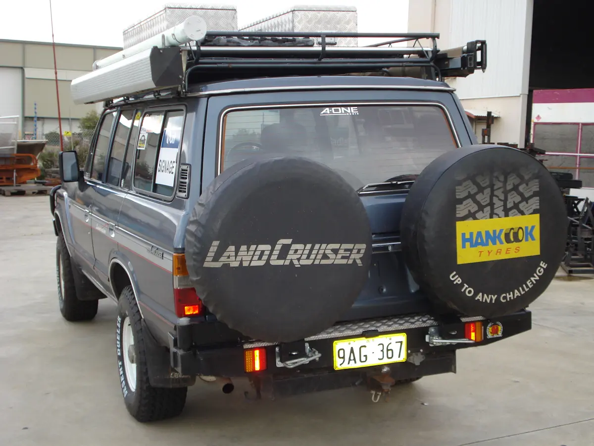 Toyota Landcruiser 60 Series (1980-1990) Fj60 Outback Accessories Rear Bar (Sku: Twc60) 1