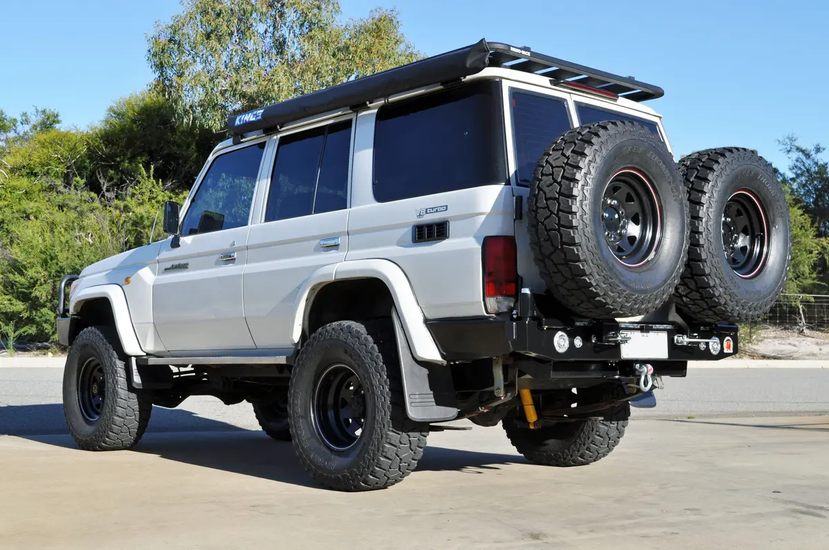 Toyota Landcruiser 76 Series (2007- 2025) Wagon Outback Accessories Rear Bar  (Sku: Twc76) 1