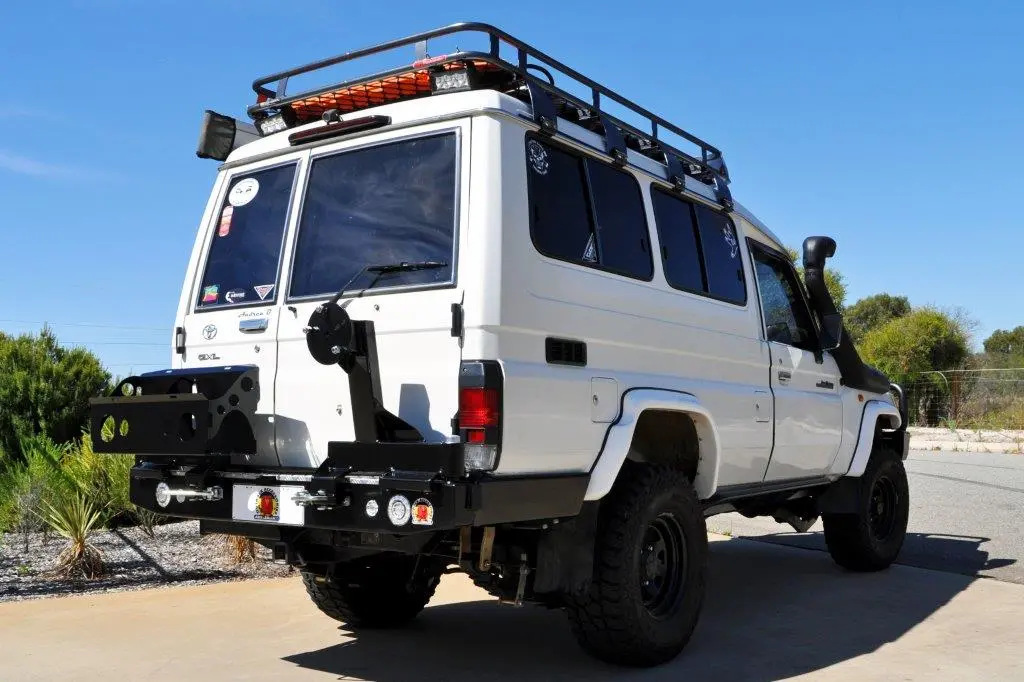 Toyota Landcruiser 78 Series (1999-2025) 78 Series Troopie Outback Accessories Rear Bar (Sku: Twc78) 1