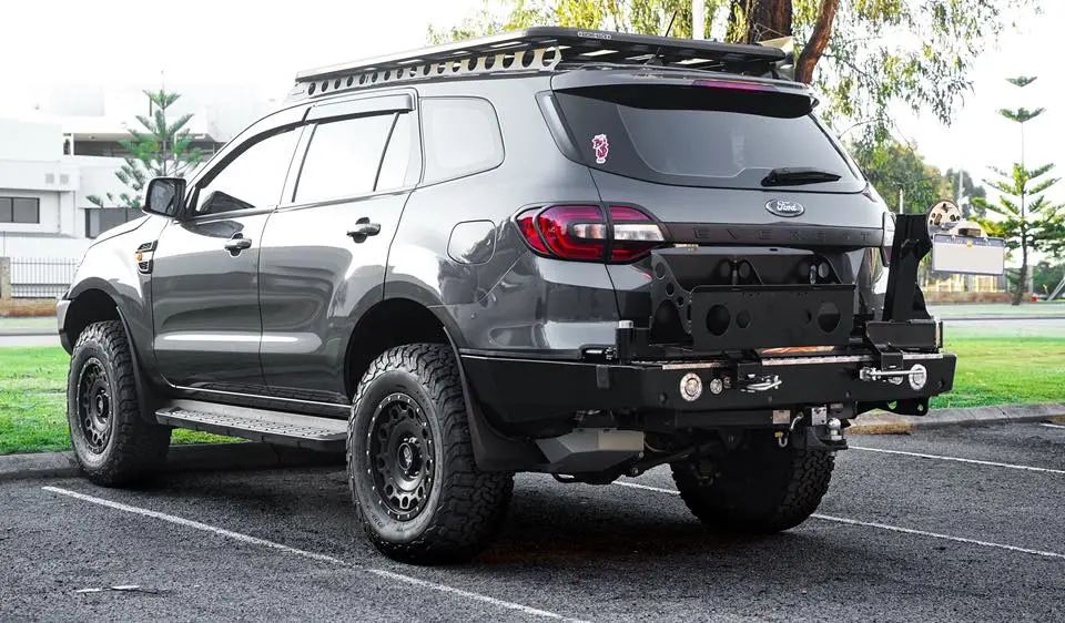 Ford Everest (2015-2022) Outback Accessories Rear Bar With Front Sensors (Sku: Twcfev) 1