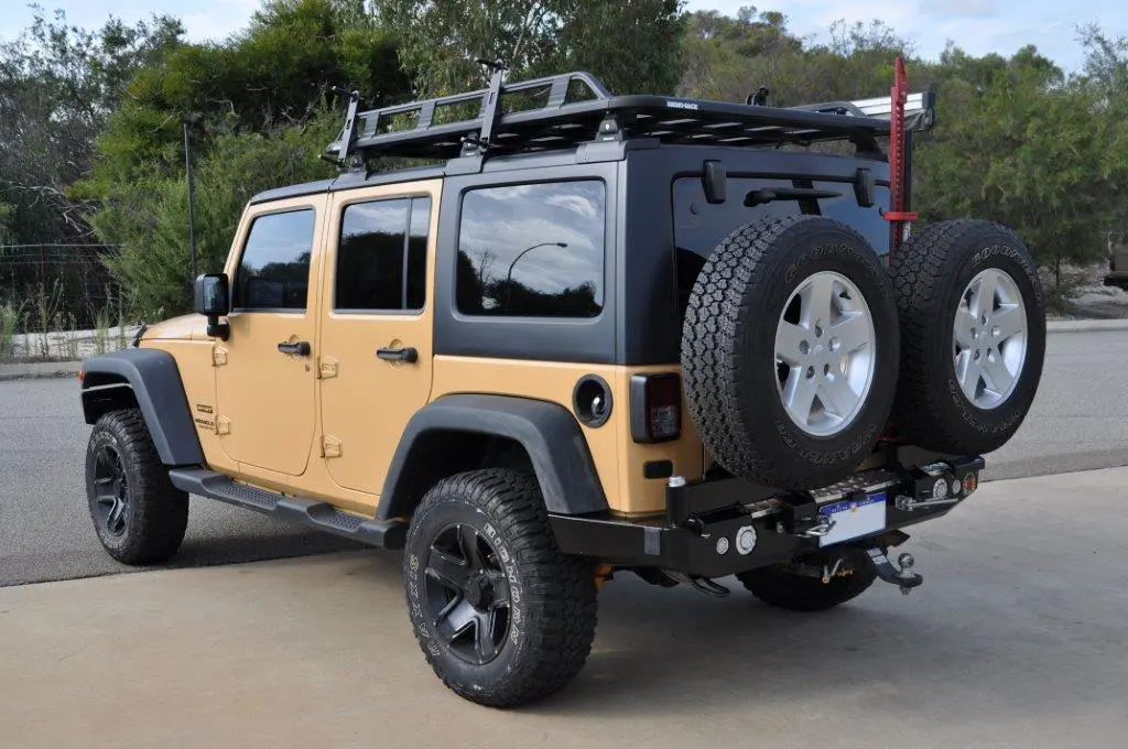 Jeep Wrangler (2006-2018) Unlimited Jk Sport Outback Accessories Rear Bar (Sku: Twcjw) 1