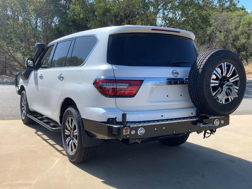 Nissan Patrol (2019-2026) Series 5 Onwards Y62 Outback Accessories Rear Bar (Sku: Twcny62b) 1