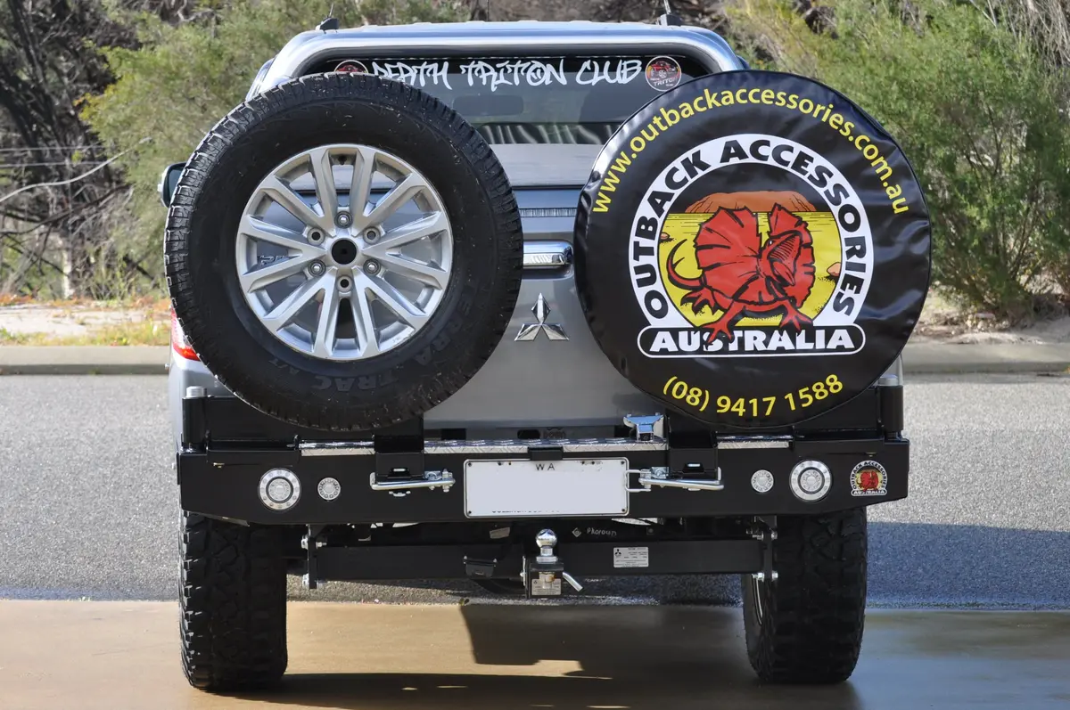 Mitsubishi Triton (2015 -2018) Mq 2Wd & 4Wd Outback Accessories Rear Bar (Sku: Twctmq) 1
