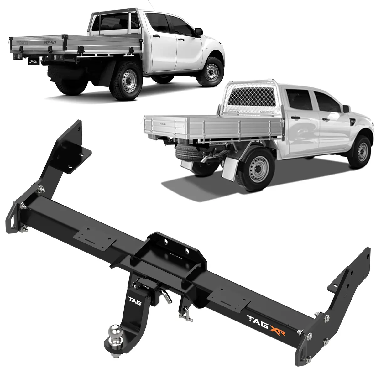 Tag 4X4 Recovery Towbar For Ford Ranger (09/2011 - 02/2022), Mazda Bt-50 (09/2011 - 07/2020) 1