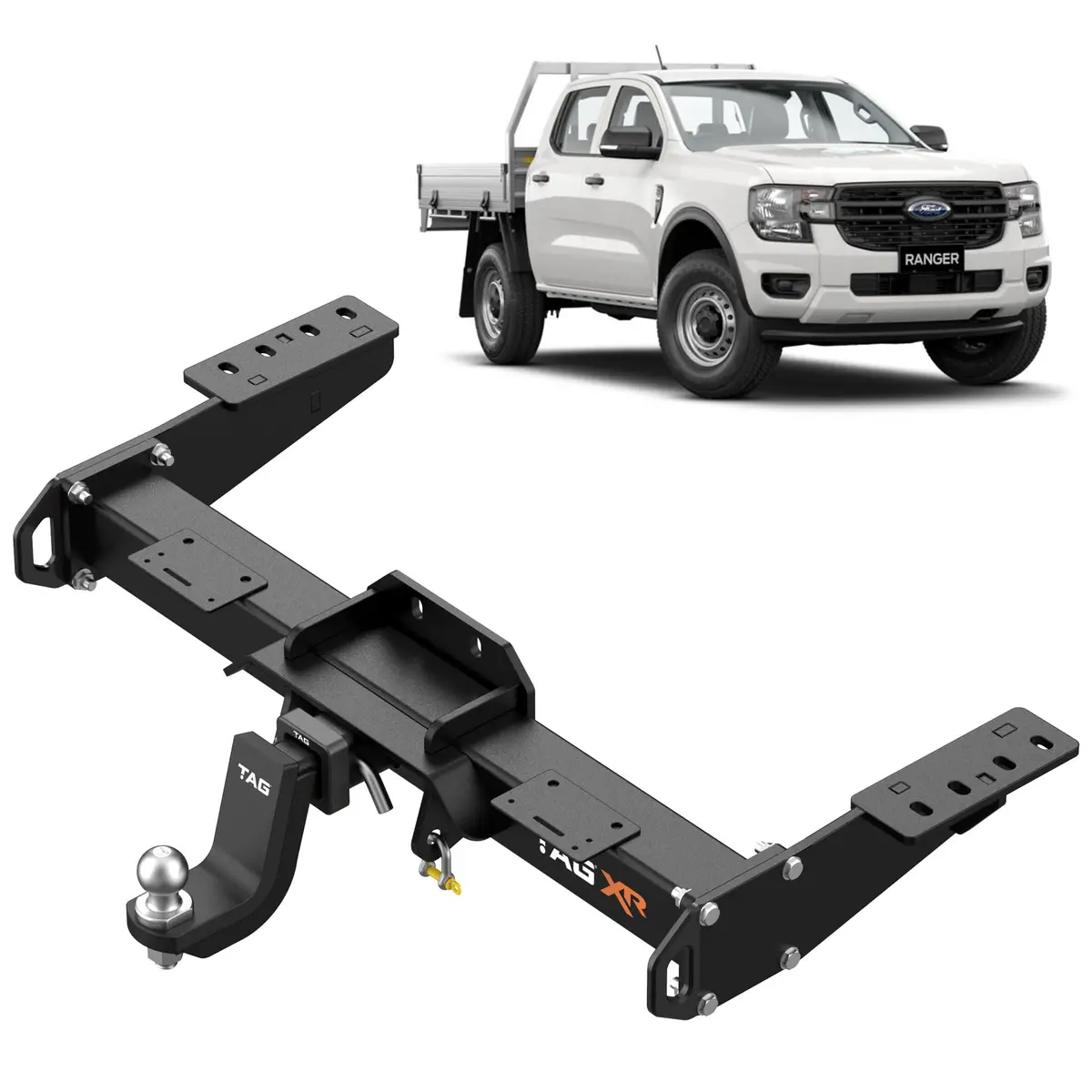 Ford Ranger ( 06/2022 - 2025 ) Next-Gen Tag 4X4 Xr Recovery Towbar (Cab Chassis) 1