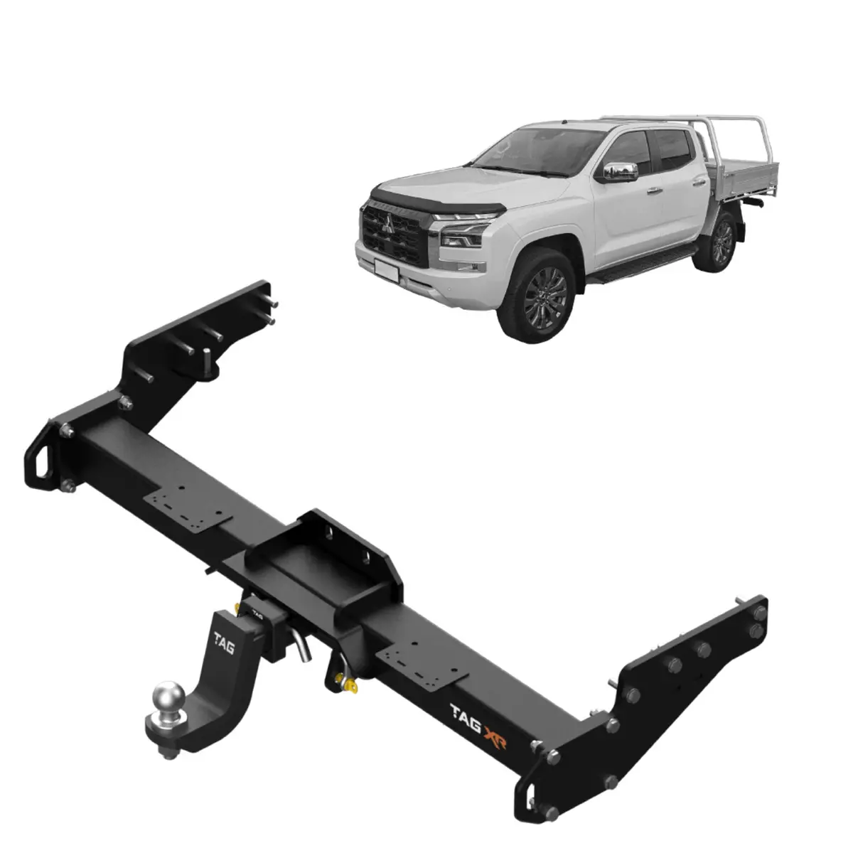 Tag 4X4 Recovery Towbar For Mitsubishi Triton Mv Cab Chassis (02/2024-On) 1