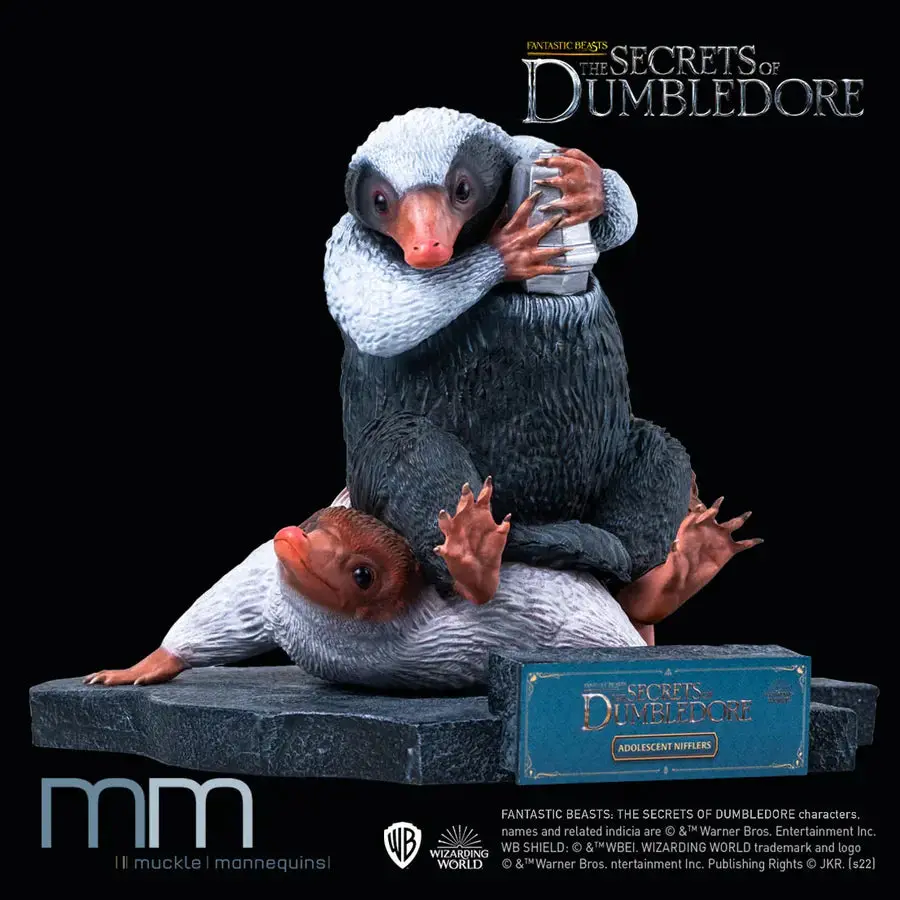 Fantastic Beasts 3 The Secrets Of Dumbledore: Adolescent Nifflers Life Size Statue (Pre-Order) 1
