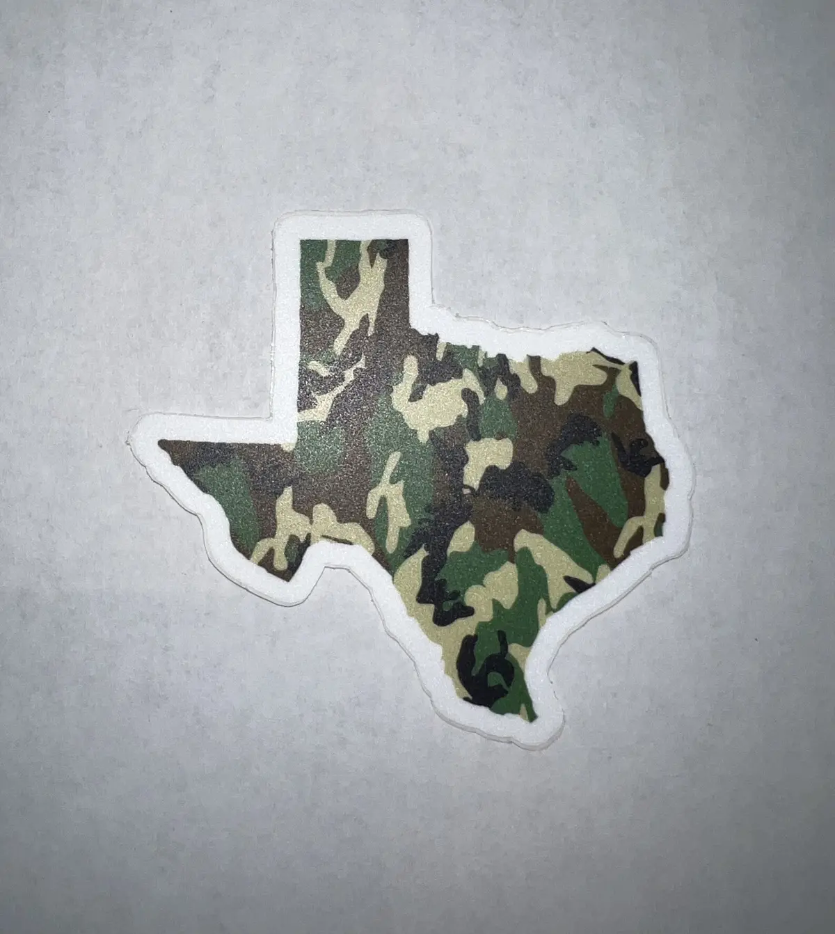 Texas Camo Sticker 1