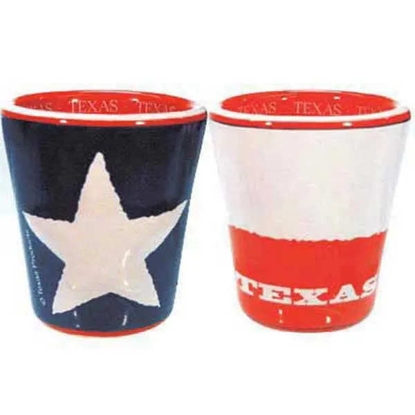 Texas Flag Shot Glass 1