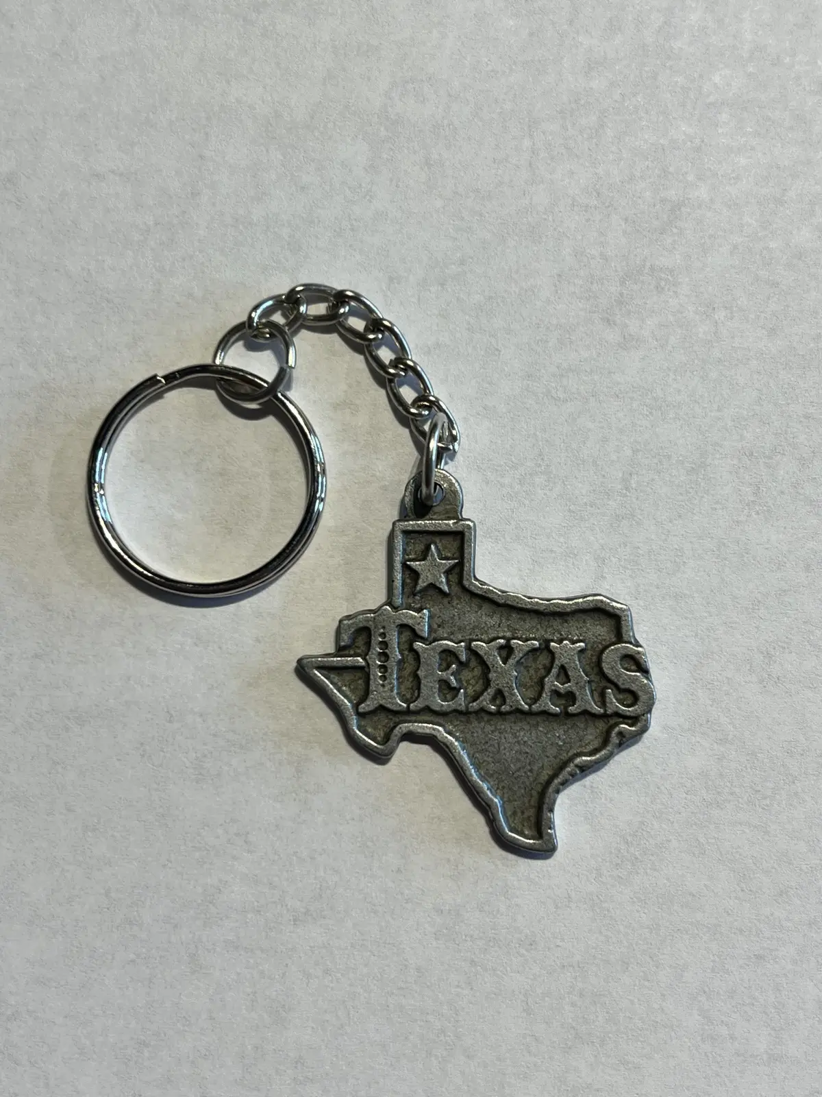 Texas Map/Star Keychain 1