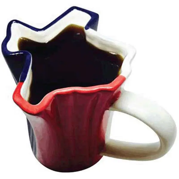 The Texas "Flag" Shaped Mug - 12 Oz 1
