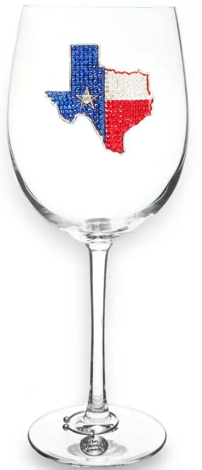 Texas Stemmed Wine Glass 1