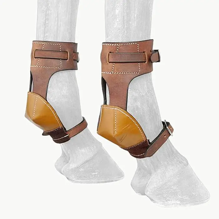 Leather Skid Boots W/ Lined Heel Cup 1