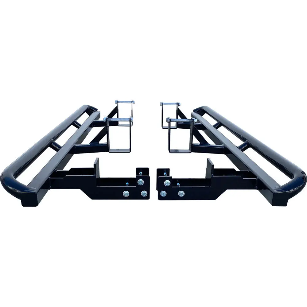 Ford Ranger (2015-2018) Px2 (Angled) Phat Bars Rock Sliders/Side Steps – Powdercoated 1