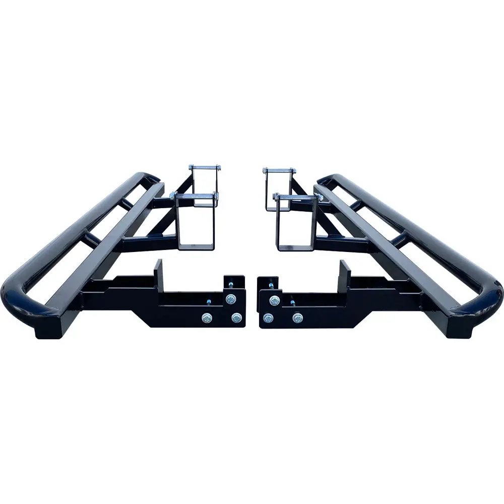 Ford Ranger (2019-2022) Px3 (Angled) Phat Bars Rock Sliders/Side Steps – Powdercoated 1