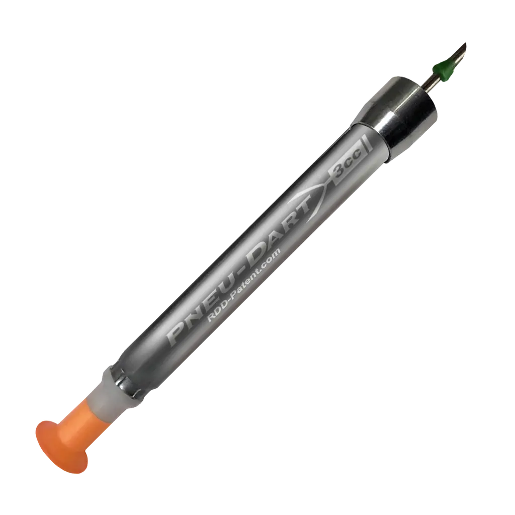 Pneu-Dart / Dart 3Cc Type C Rdd Device - 1" 14 Ga Needle (Gel Collar) | 5 Pack - Dardo 1