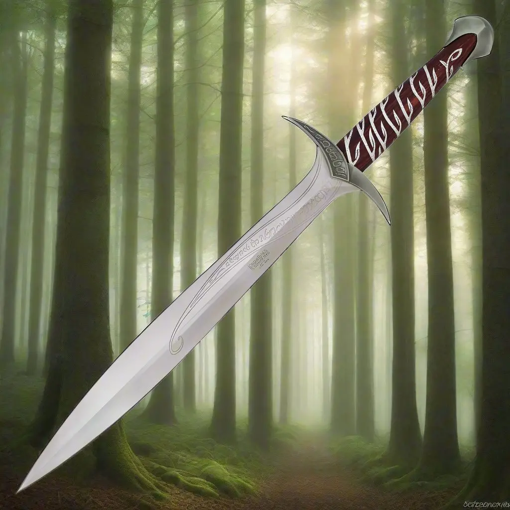 Lord Of The Rings: Sting Sword Of Frodo Baggins With Display Plaque 1