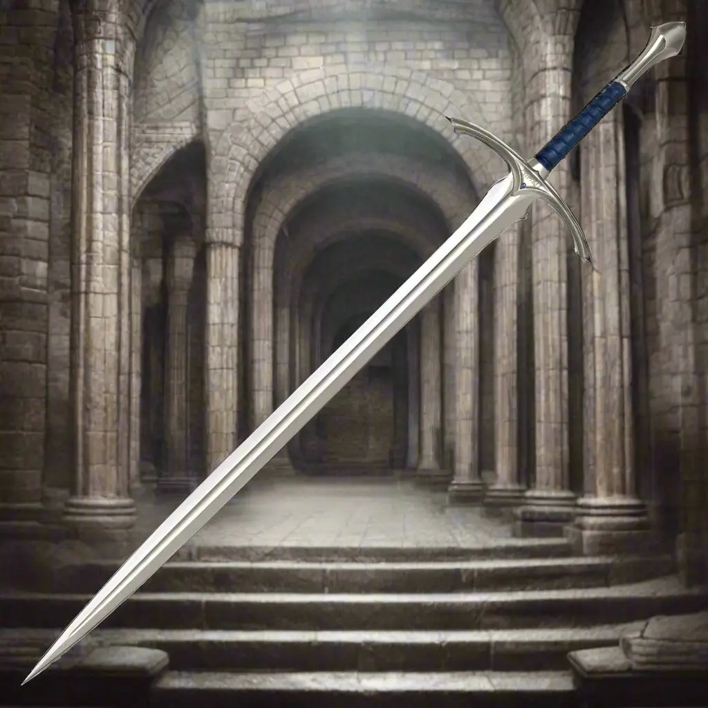 Lord Of The Rings: Glamdring Sword Of Gandalf With Wall Display 1