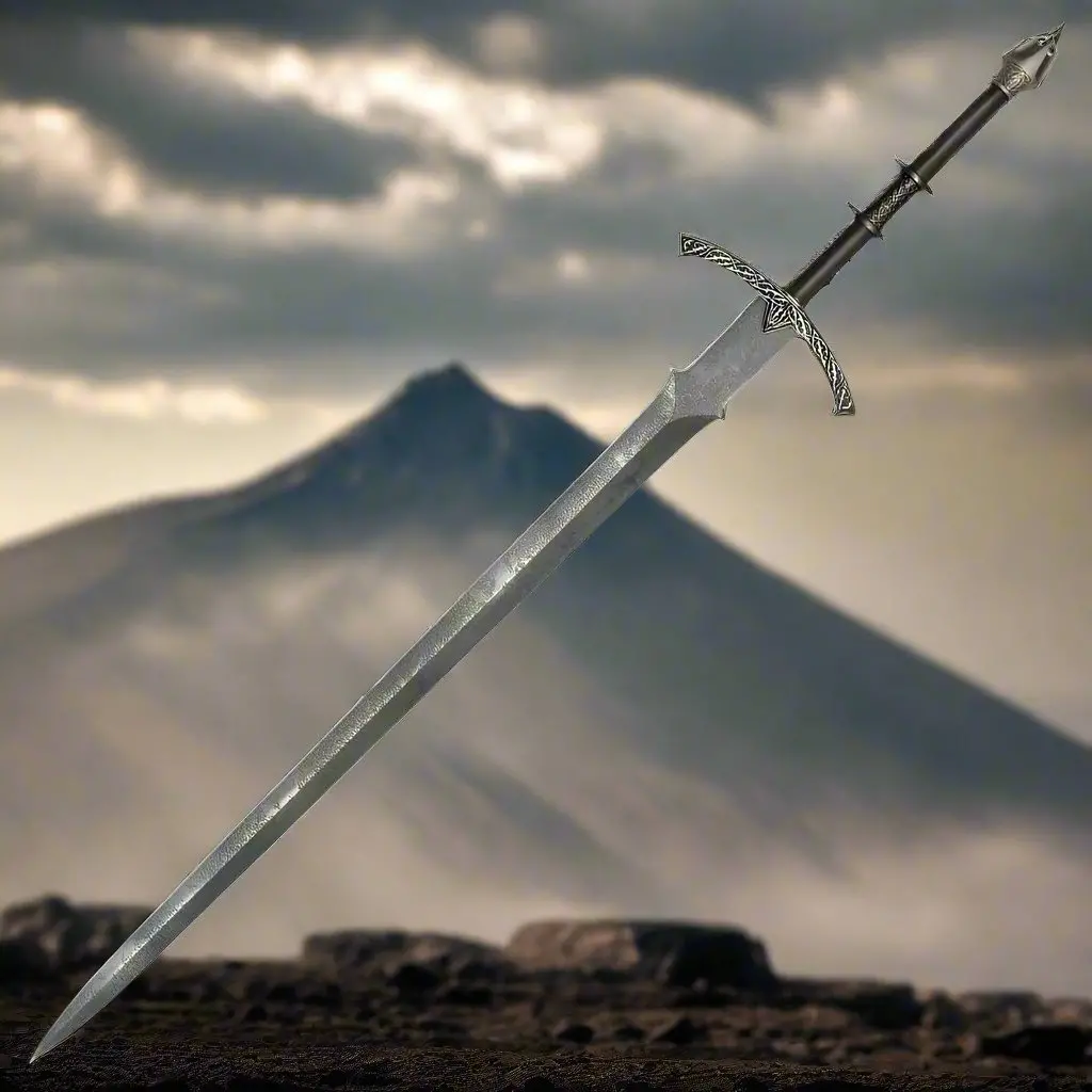 Lord Of The Rings: Sword Of The Witch King With Wall Display 1