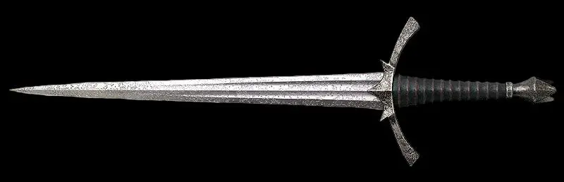 The Lord Of The Rings: Dagger Of The Witch-King With Wall Display 1