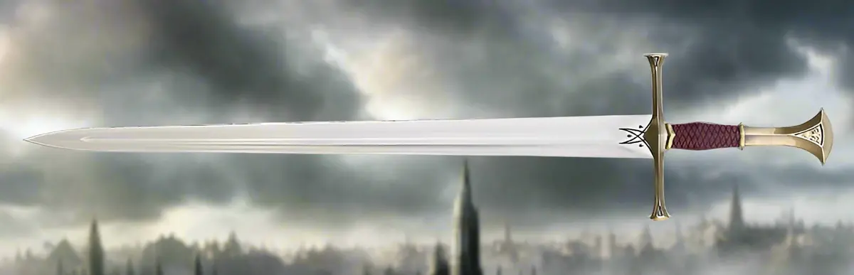 Lord Of The Rings: Sword Of Isildur With Wall Display 1