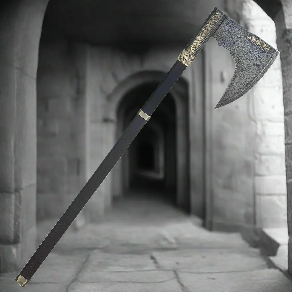 Lord Of The Rings: Bearded Axe Of Gimli With Wall Display 1