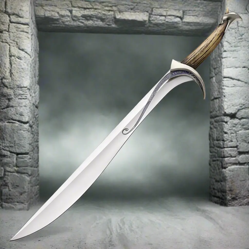 The Hobbit: Orcrist Sword Of Thorin Oakenshield With Wall Display 1