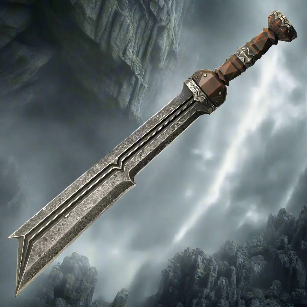 The Hobbit: Sword Of Fili With Wall Display 1