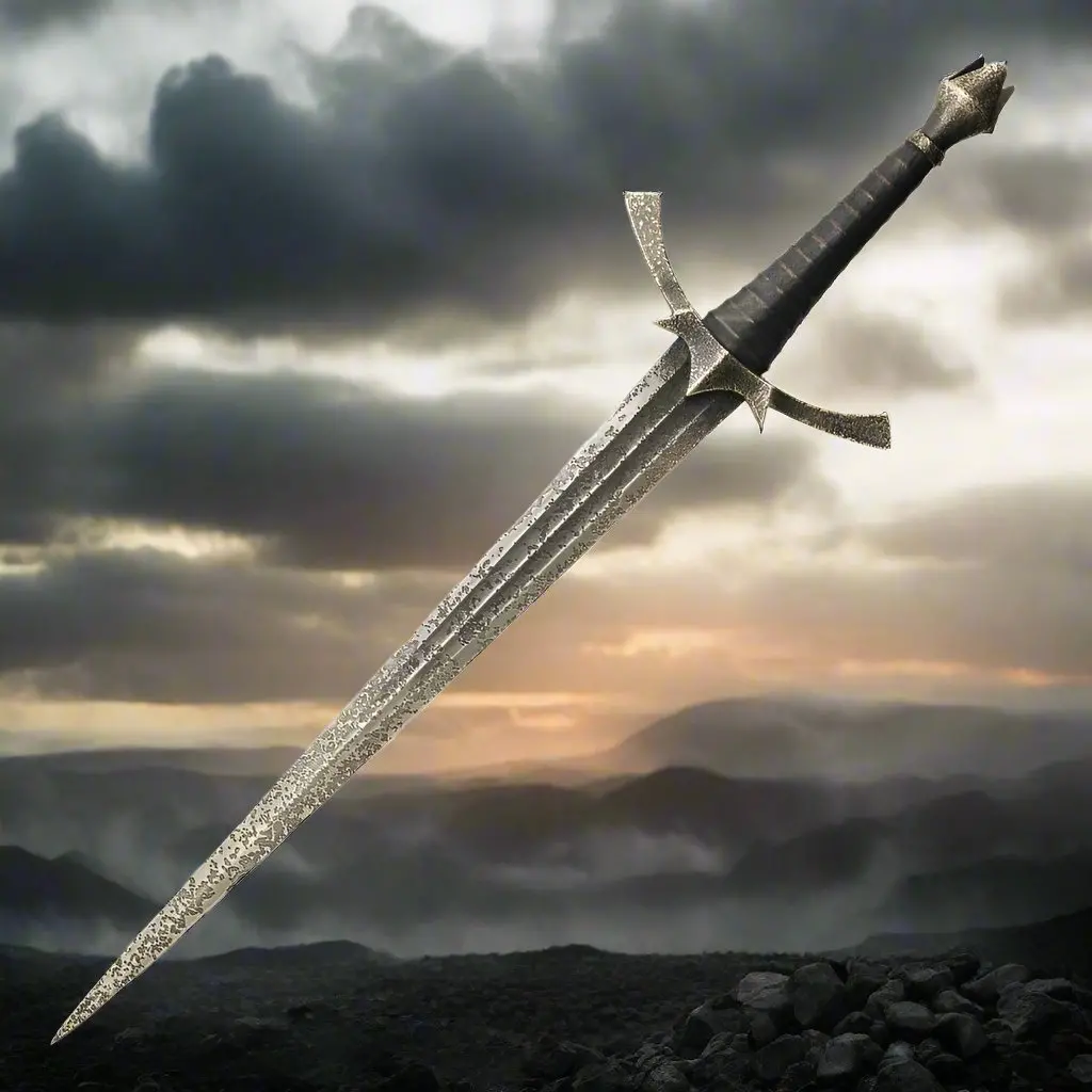The Hobbit: Morgul Blade Of The Nazgul With Wall Display 1