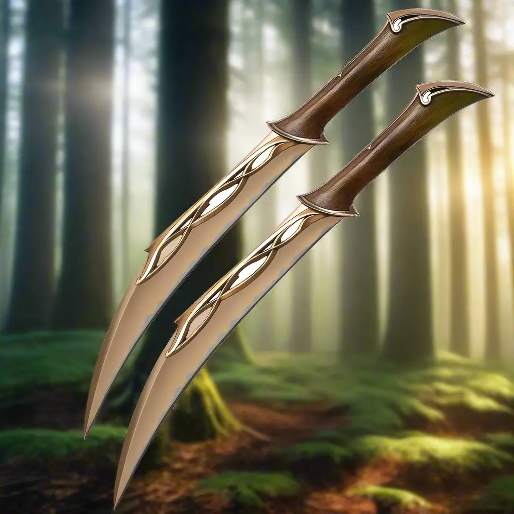 The Hobbit: Fighting Knives Of Tauriel With Wall Display 1