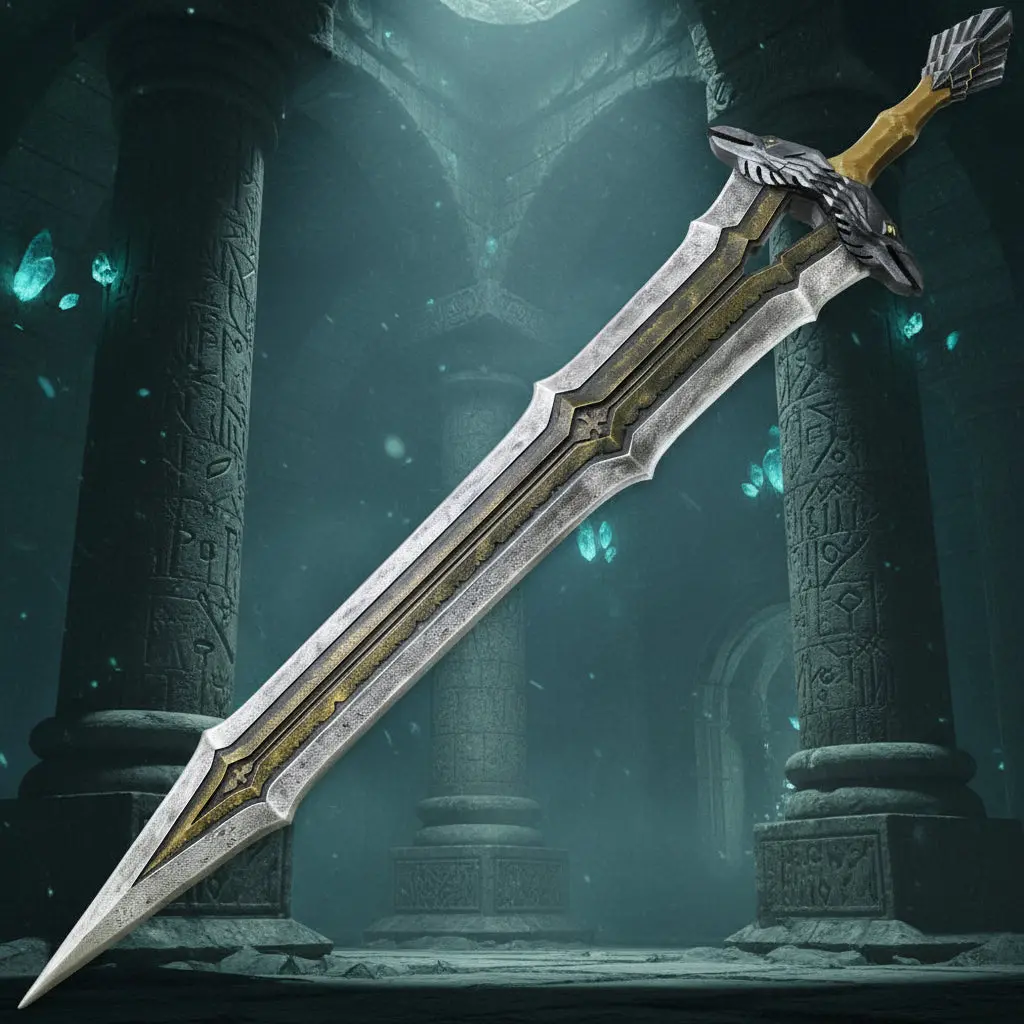 The Hobbit The Battle Of The Five Armies: Regal Sword Of Thorin Oakenshield With Wall Display 1