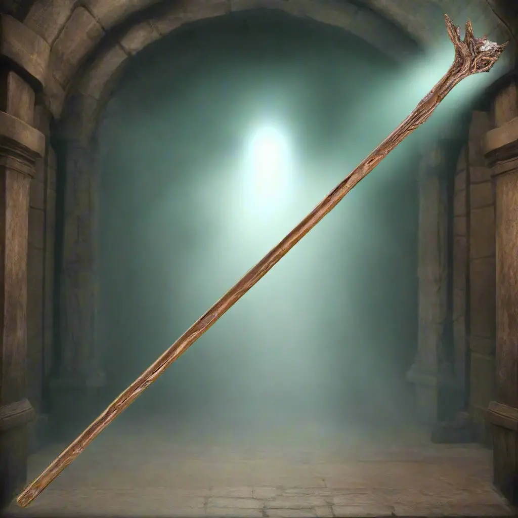 Lord Of The Rings: Illuminated Moria Staff Of Gandalf With Wall Display 1