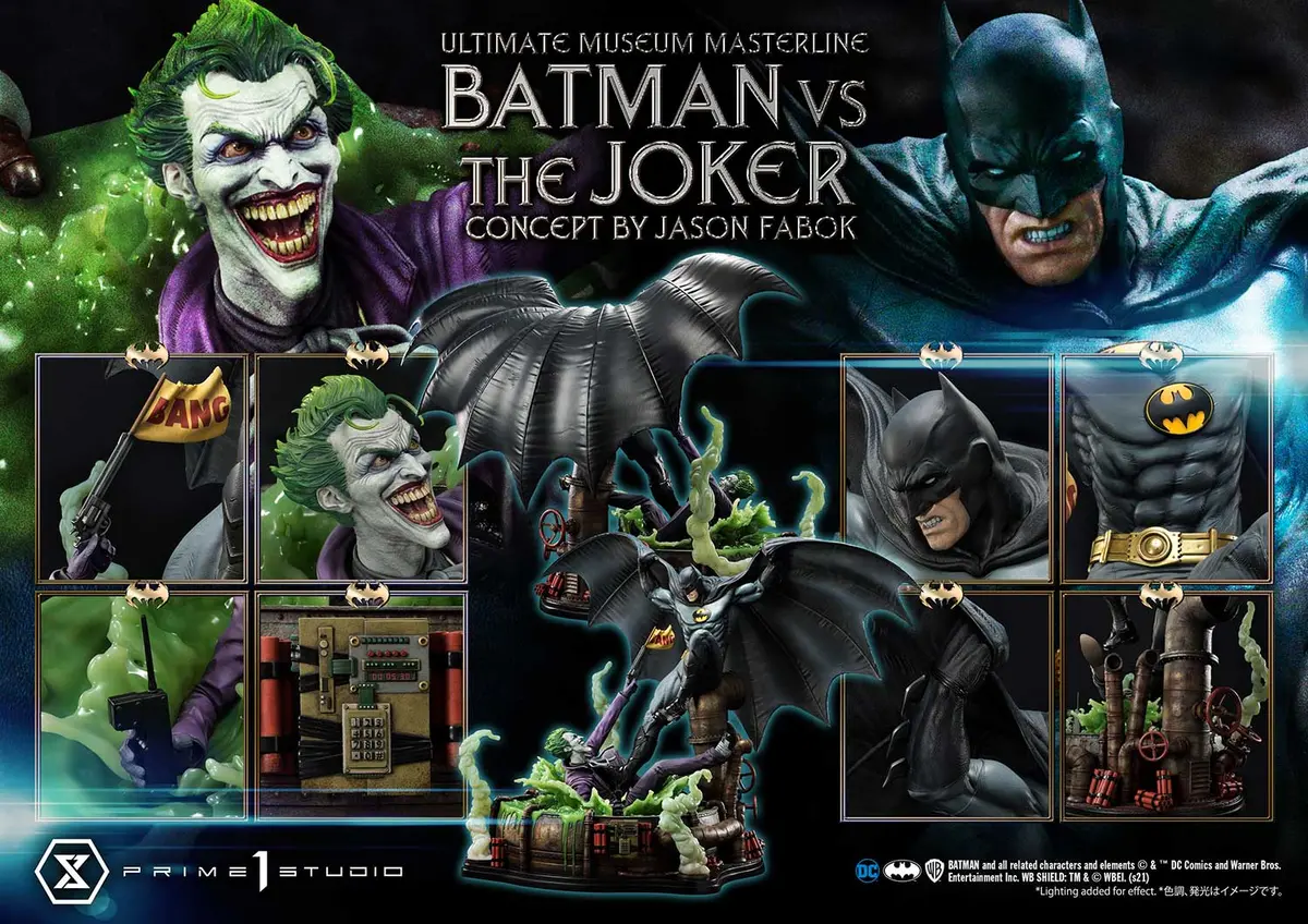 Batman Vs The Joker Concept 1:3 Third Scale By Jason Fabok 1