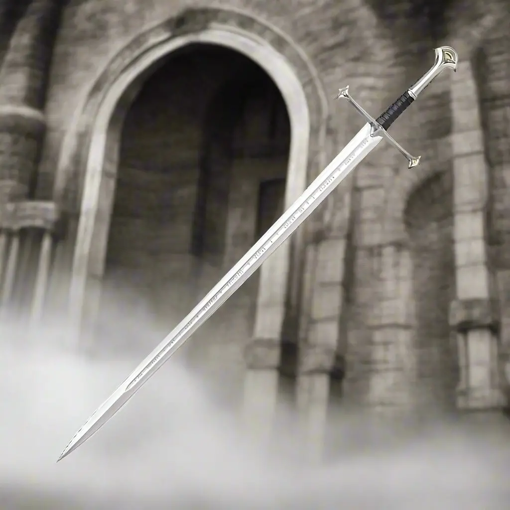 Lord Of The Rings: Anduril Sword Of King Elessar With Wall Display 1