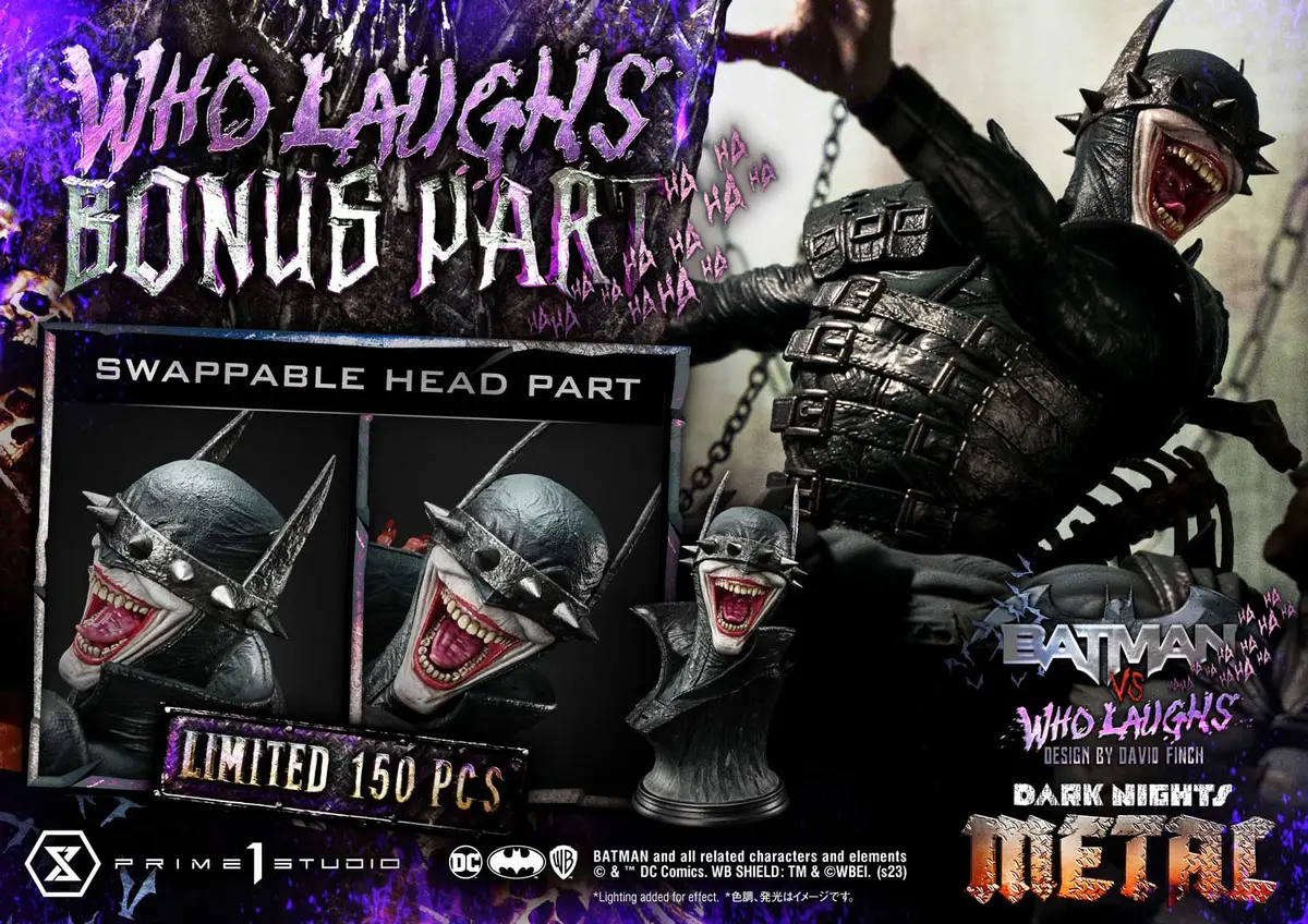 Dc Dark Nights Metal: Batman Vs. Batman Who Laughs Deluxe Bonus Version 1