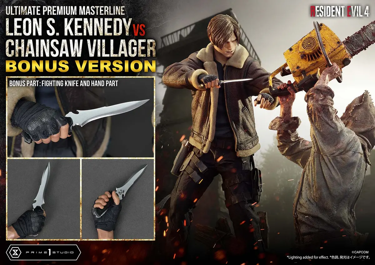 Resident Evil 4: Leon S. Kennedy Versus Chainsaw Villager Bonus Version 1