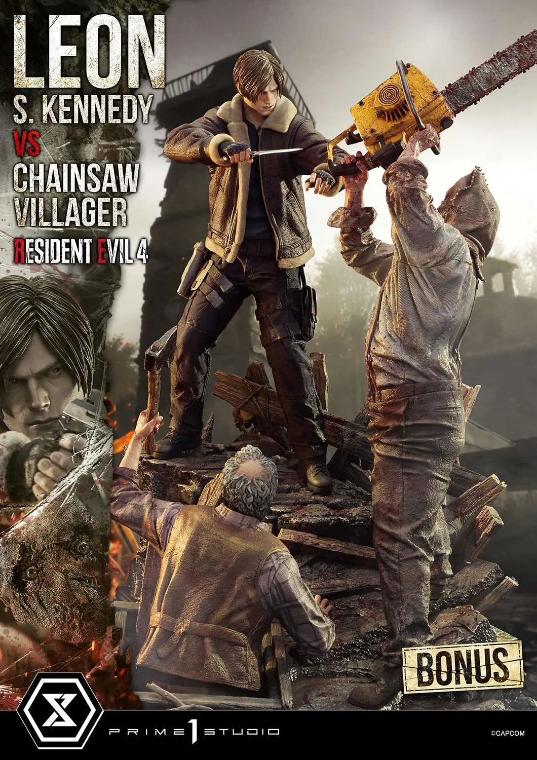 Resident Evil 4: Leon S. Kennedy Versus Chainsaw Villager Bonus Version 2