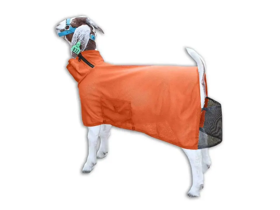 Goat Blanket Cool Mesh Orange Sm 1