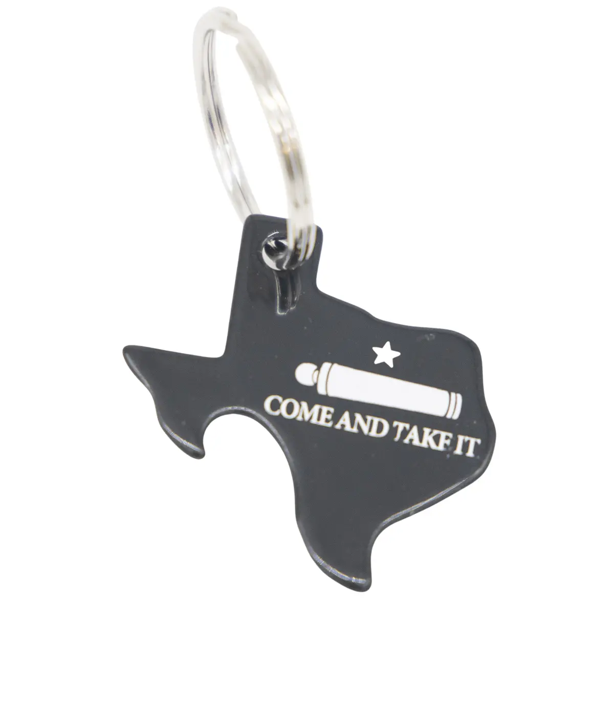Come And Take It Pop A Top Keychain - Black 1