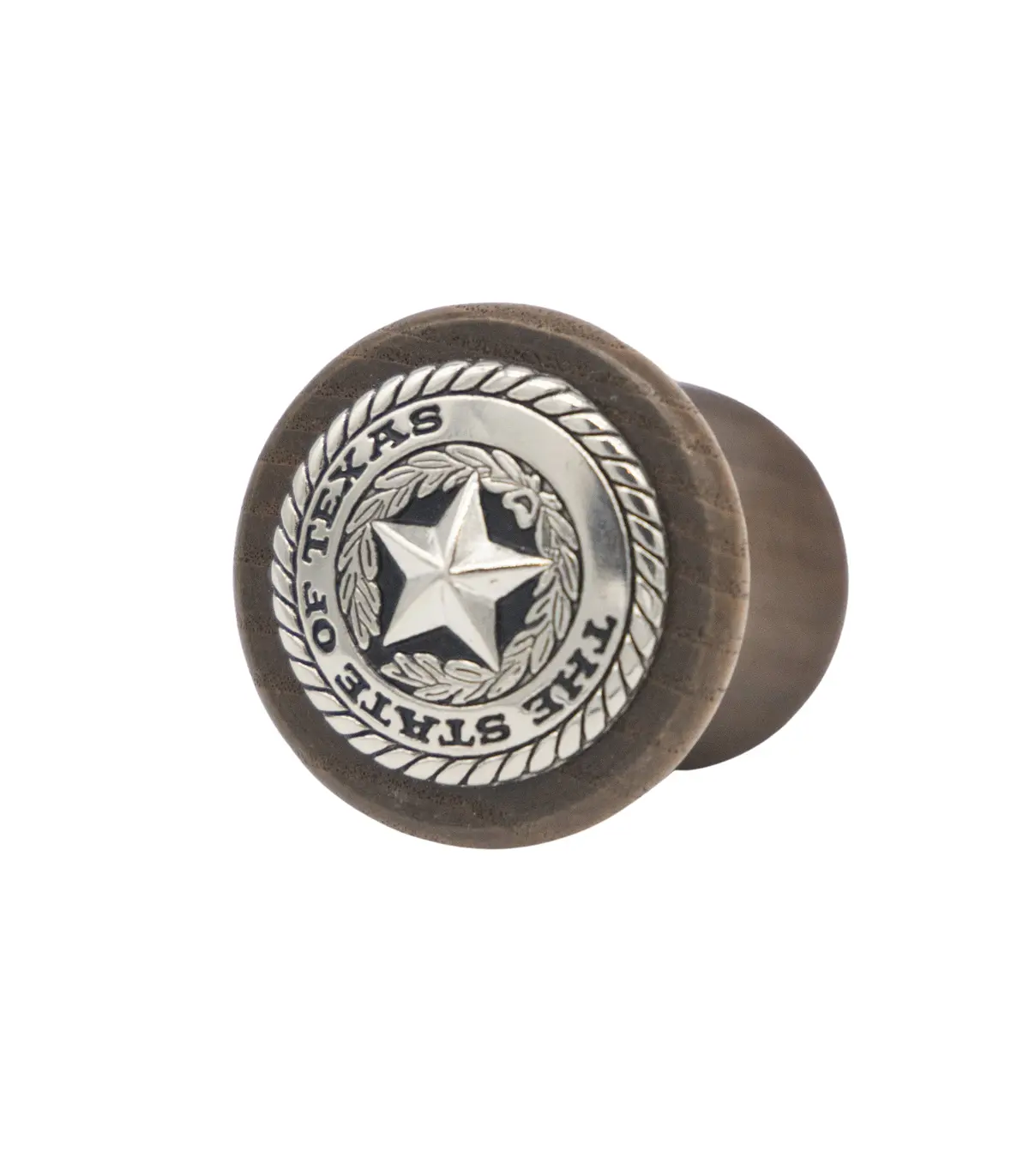 Oak Wine Stopper With Texas Seal 1