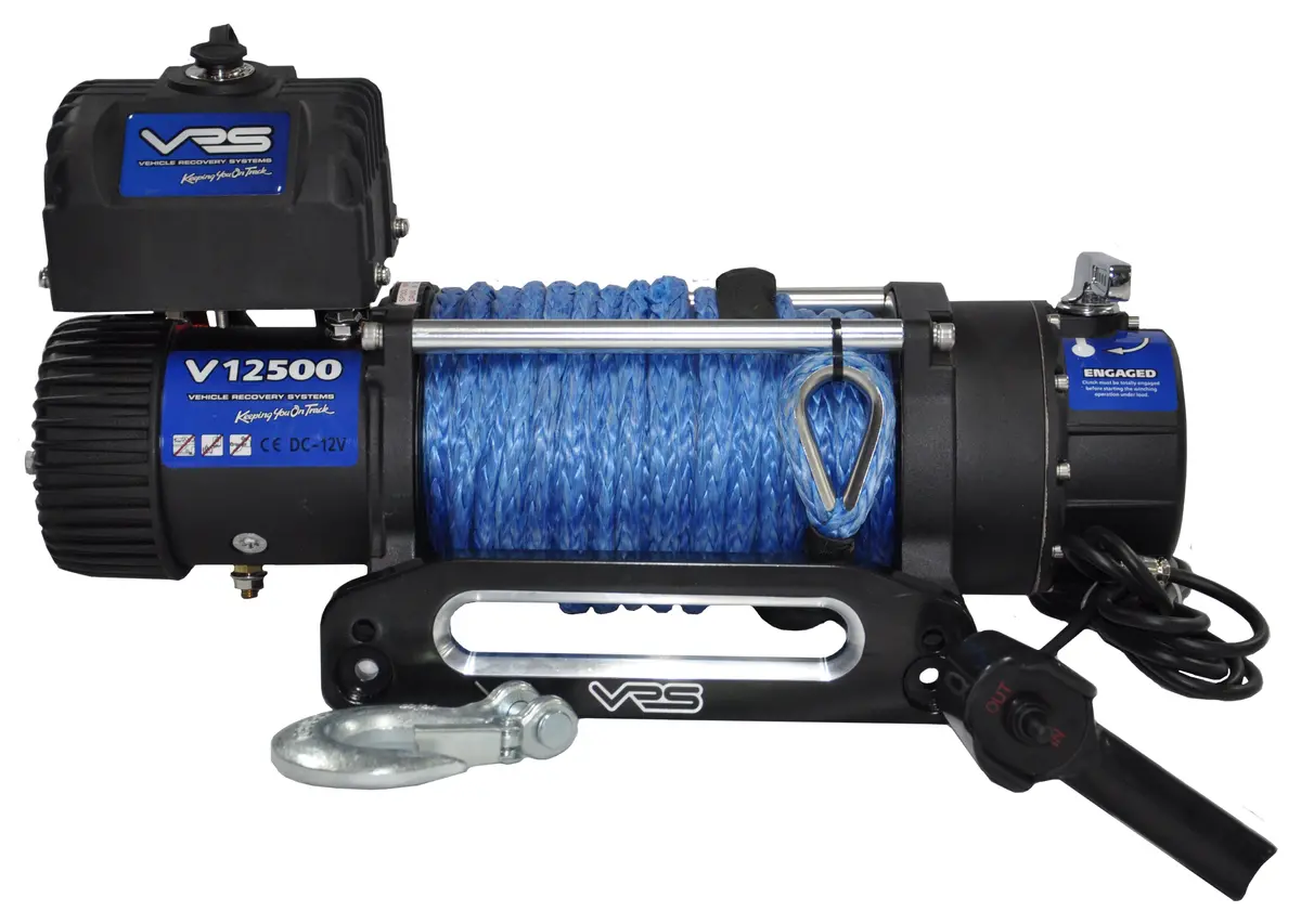 Vrs Winch With Synthetic Rope (12,500Lbs) (Sku: V12500s) 1