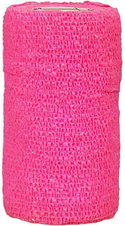 Tough Flex Vetrap - Flexible Cohesive Bandage - Pink (1 Bandage) 1