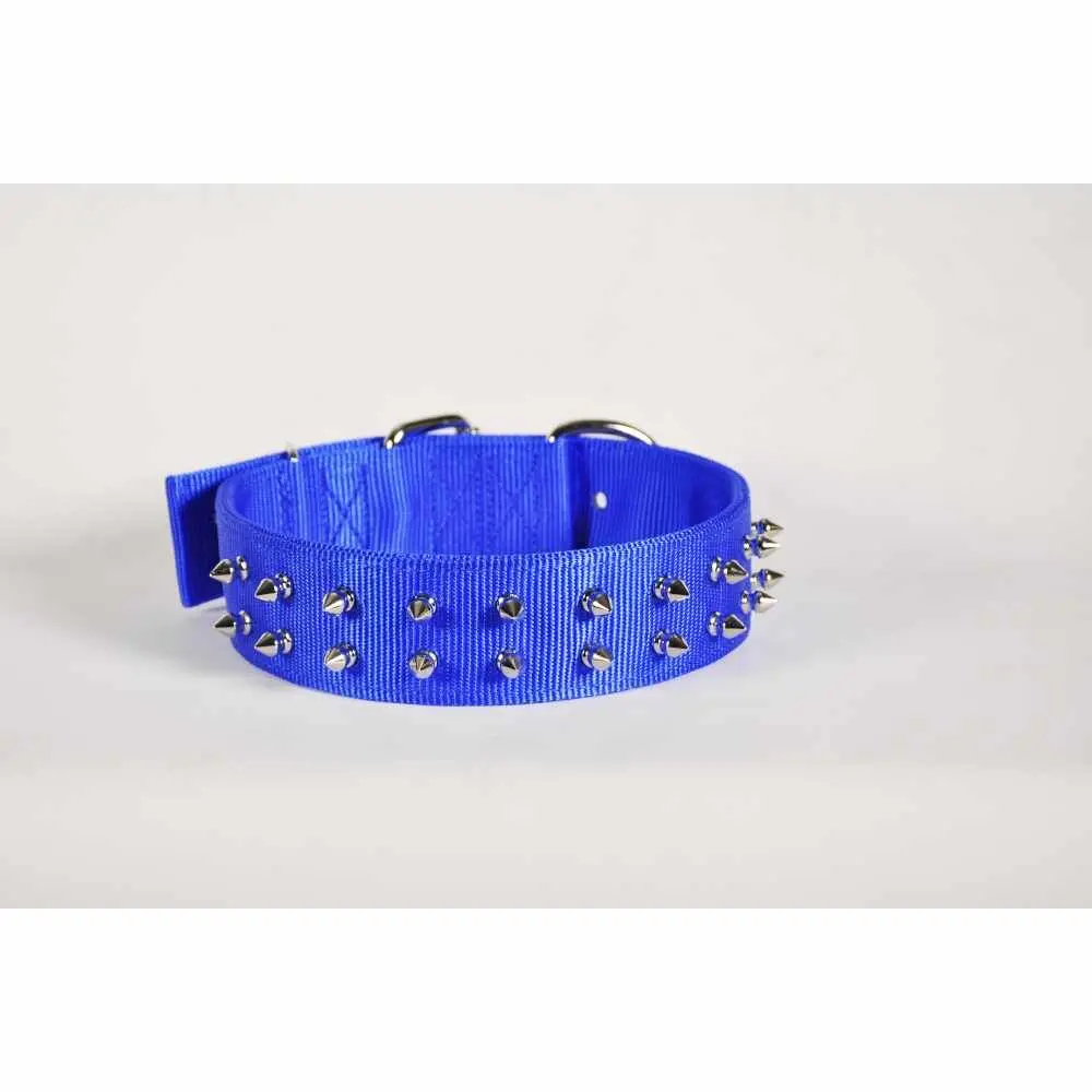 18'' Pet Collar - Blue- Spike 1