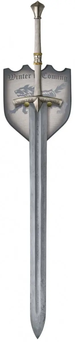 Game Of Thrones Song Of Ice And Fire: Ice Sword Of Eddard Stark Damascus Book Version 1