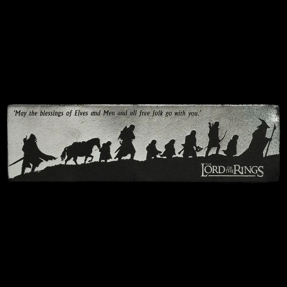The Lord Of The Rings: The Fellowship Silhouette Leather Bookmark 1